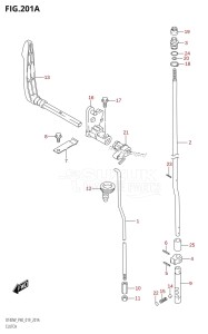 DT40 From 04005-910001 ()  2019 drawing CLUTCH (DT40W:P40,DT40W:P90,DT40WR:P90,DT40WK:P40)