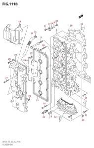 DF175T From 17502F-210001 (E03)  2012 drawing CYLINDER HEAD (DF150Z:E03)