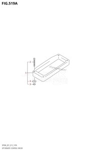 DF90A From 09003F-310001 (E01 E40)  2013 drawing OPT:REMOTE CONTROL SPACER (DF70ATH:E01)