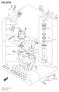 DF225Z From 22503Z-810001 (E03)  2018 drawing TRIM CYLINDER (X-TRANSOM,XX-TRANSOM)