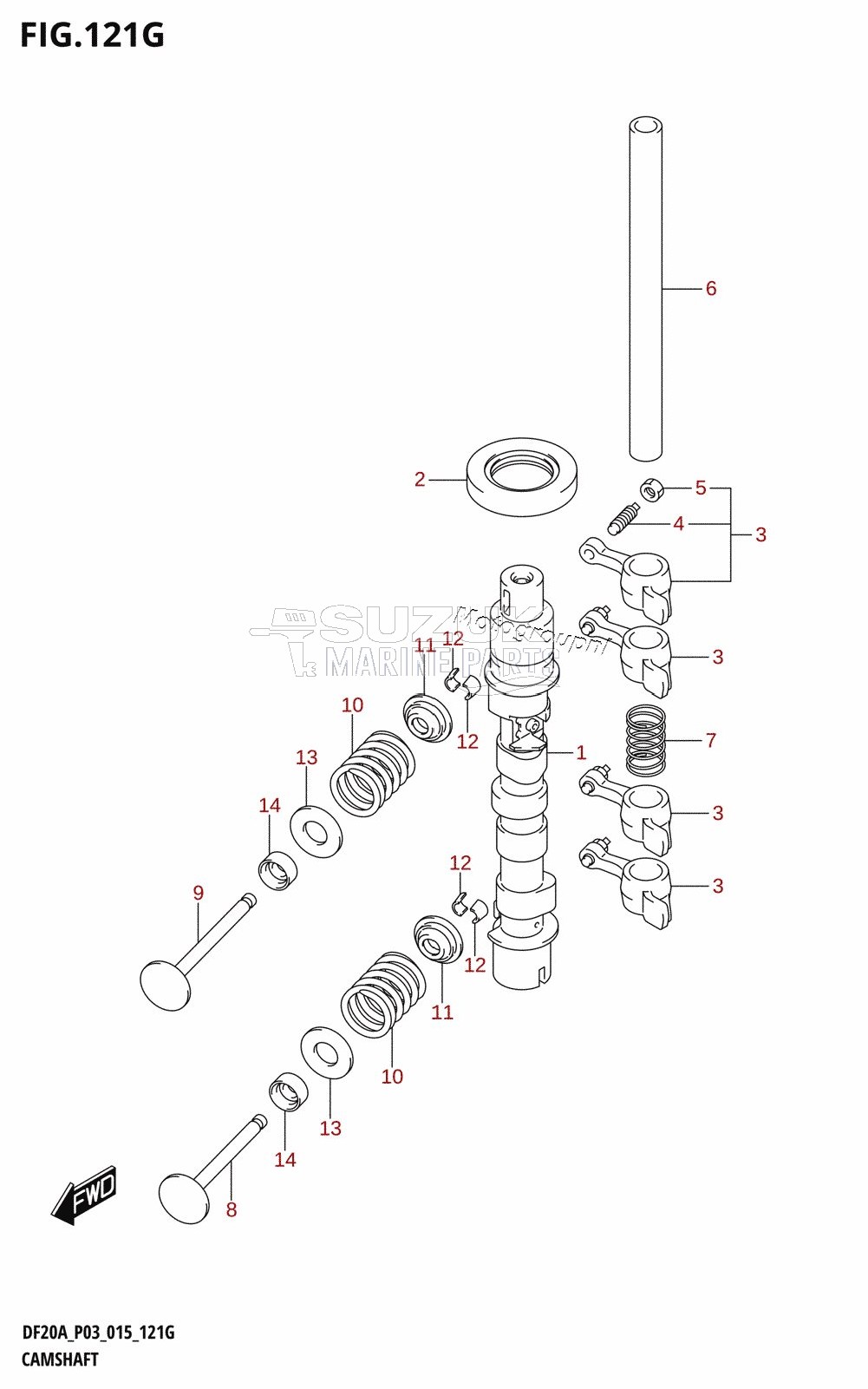 CAMSHAFT (DF15ATH:P03)