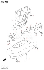 DF40A From 04004F-040001 (E34-Italy)  2020 drawing DRIVE SHAFT HOUSING (DF40ASVT:E34)