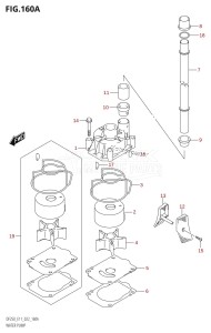 DF250Z From 25003Z-240001 (E11 E40)  2022 drawing WATER PUMP (E01,E11)