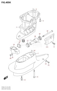 DF60A From 06002F-040001 (E01 E40)  2020 drawing DRIVE SHAFT HOUSING (DF60AVTH:E40)