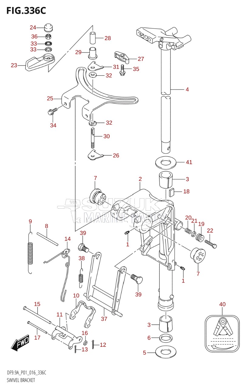 SWIVEL BRACKET (DF9.9A:P01)