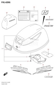 DF20A From 02002F-410001 (P03)  2014 drawing ENGINE COVER (DF15ATH:P03)