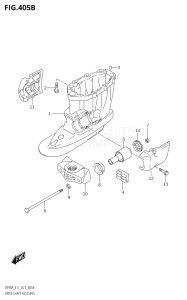 08002F-140001 (2021) 80hp E01 E40-Gen. Export 1 - Costa Rica (DF80AT) DF80A drawing DRIVE SHAFT HOUSING ((DF70ATH,DF90ATH):(E01,E11))