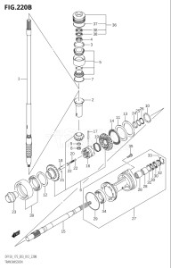 15002Z-210001 (2012) 150hp E03-USA (DF150Z) DF150Z drawing TRANSMISSION (DF150Z:E03)