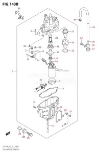 DF140AZ From 14003Z-040001 (E40)  2020 drawing FUEL VAPOR SEPARATOR (DF140AT:E40)