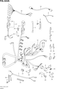 07001F-780001 (2007) 70hp E03-USA (DF70TK7  DF70TW) DF70 drawing HARNESS