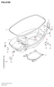 DT9.9A From 00993K-410001 (P36 P40)  2014 drawing LOWER COVER (DT15A:P40)