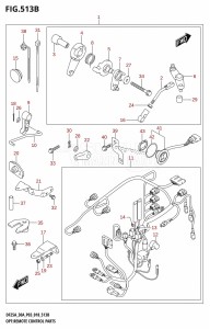 DF25A From 02504F-810001 (P03)  2018 drawing OPT:REMOTE CONTROL PARTS (DF25ATH,DF30ATH)