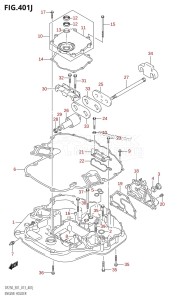 DF225Z From 22503Z-310001 (E01 E40)  2013 drawing ENGINE HOLDER (DF250T:E01)