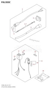 DT40 From 04005K-410001 ()  2014 drawing OPT:ELECTRICAL (MANUAL STARTER) (DT40WK:P40:M-STARTER)