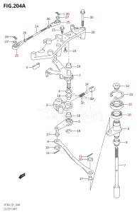 DF300 From 30002F-010001 (E01 E40)  2010 drawing CLUTCH SHAFT