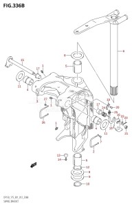 DF175Z From 17502Z-210001 (E01 E40)  2012 drawing SWIVEL BRACKET (DF150T:E40)