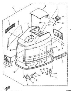 150A drawing FAIRING-UPPER