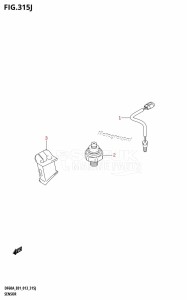 DF60A From 06002F-310001 (E01 E40)  2013 drawing SENSOR (DF60AQH:E01)