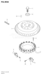 11504F-610001 (2016) 115hp E03-USA (DF115AST) DF115AST drawing MAGNETO