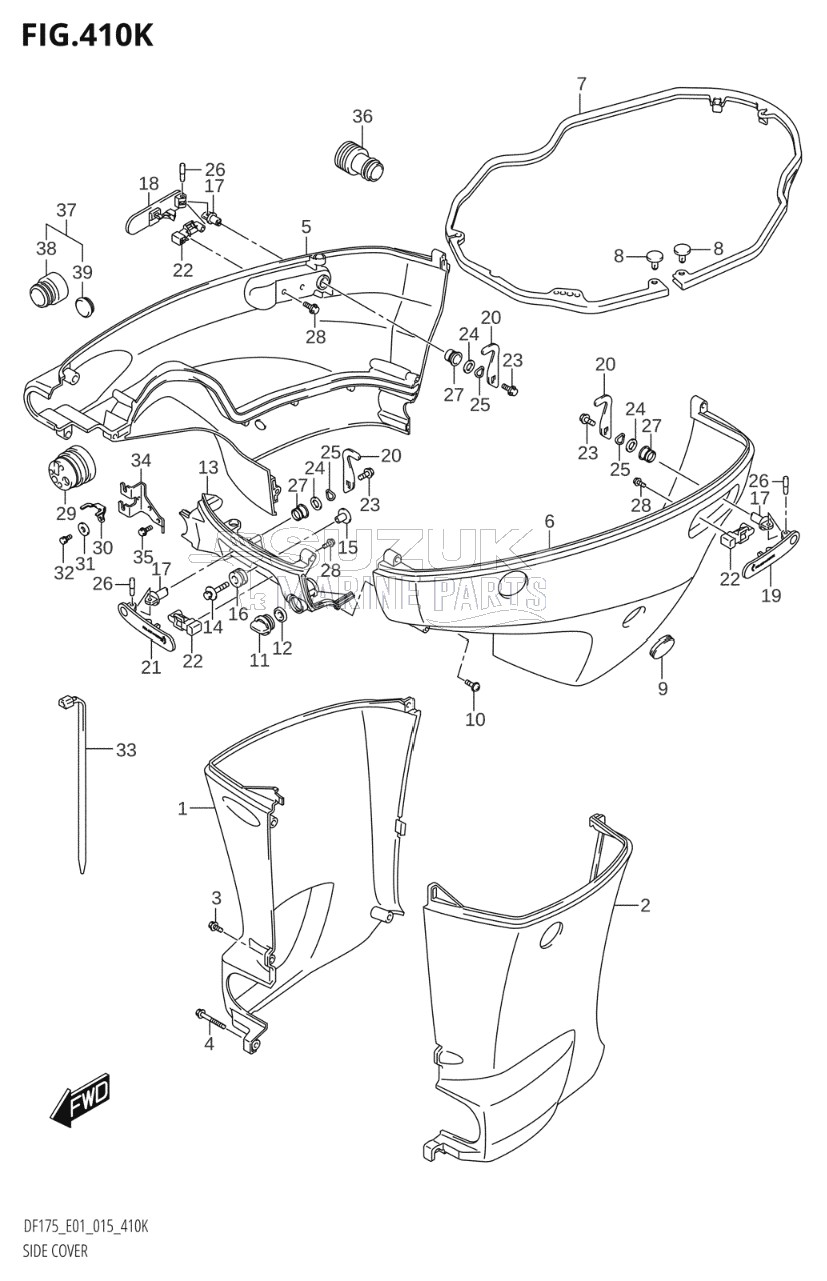 SIDE COVER (DF175T:E40)