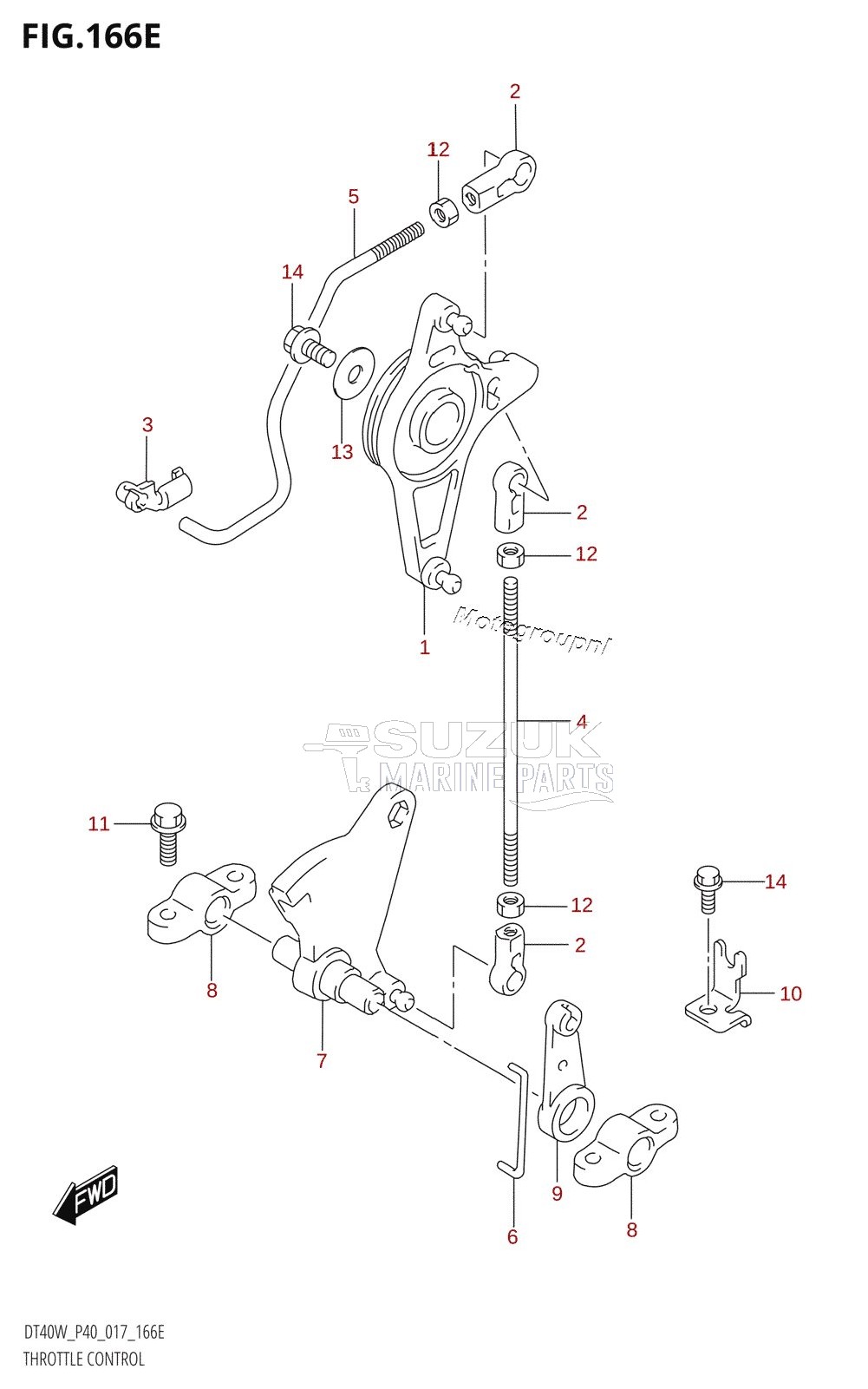 THROTTLE CONTROL (DT40WK:P40)