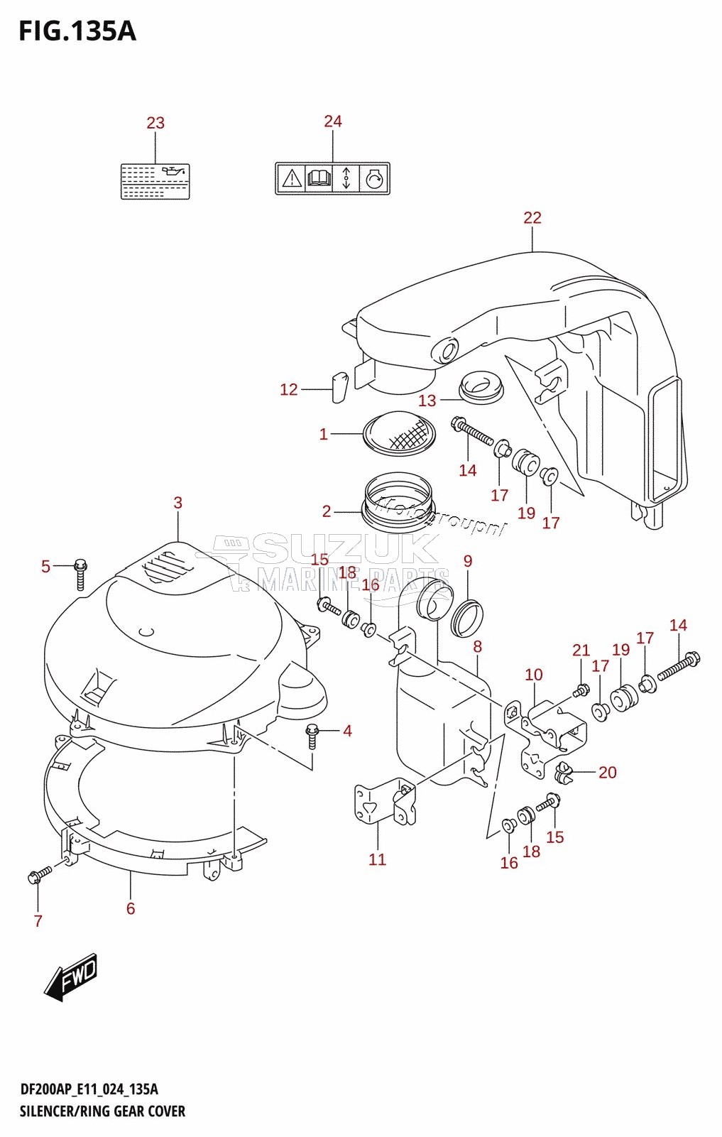 SILENCER /​ RING GEAR COVER