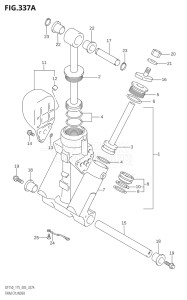 17501Z-980001 (2009) 175hp E03-USA (DF175ZK9) DF175Z drawing TRIM CYLINDER