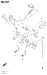 DF8A From 00801F-710001 (P03)  2017 drawing CLUTCH ROD (DF8A:P03)