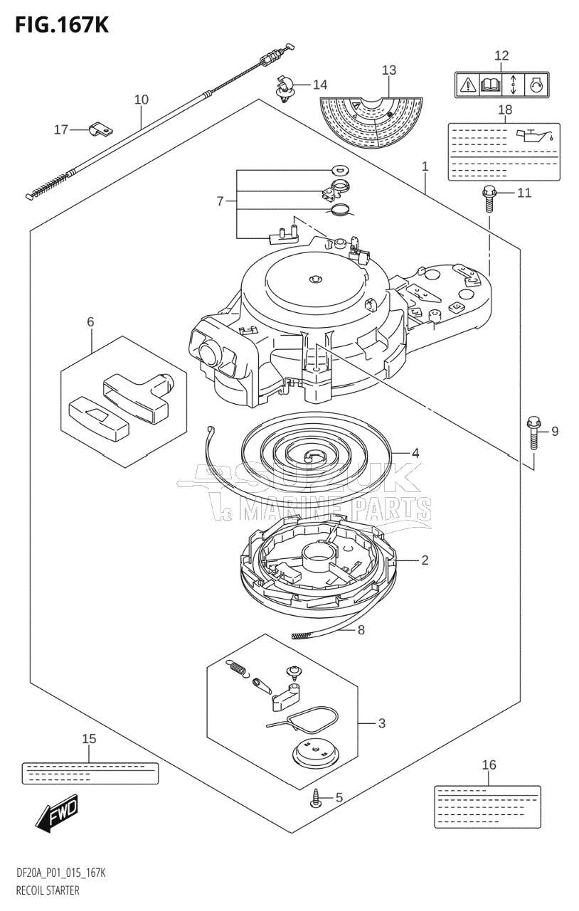 RECOIL STARTER (DF20AT:P01)