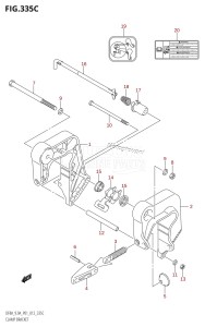 DF8A From 00801F-210001 (P01)  2012 drawing CLAMP BRACKET (DF9.9A:P01)