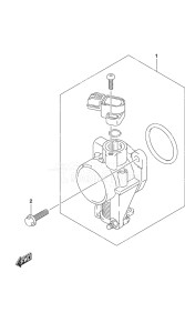 Outboard DF 30A drawing Throttle Body