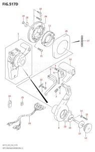 DF175TG From 17502F-610001 (E01 E40)  2016 drawing OPT:CONCEALED REMOCON (1) (DF150Z:E40)