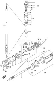 Outboard DF 175 drawing Transmission (Model: TG)