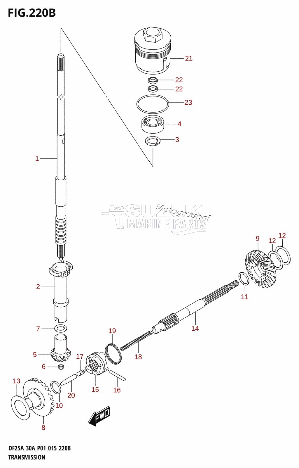 TRANSMISSION (DF25AR:P01)