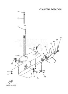 L150FETOX drawing PROPELLER-HOUSING-AND-TRANSMISSION-4