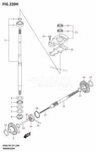 DF20A From 02002F-710001 (P01 P40)  2017 drawing TRANSMISSION (DF20A:P01)