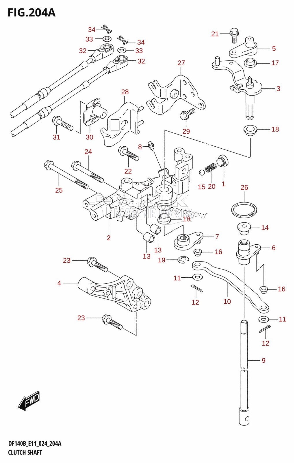 CLUTCH SHAFT