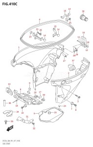 03003F-710001 (2017) 30hp P01 P40-Gen. Export 1 (DF30A  DF30AQ  DF30AR  DF30AT  DF30ATH  DT30  DT30R) DF30A drawing SIDE COVER (DF25AT:P01)