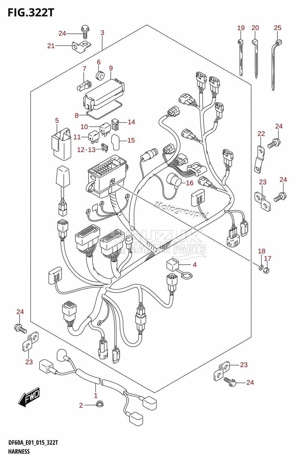 HARNESS (DF60AVTH:E01)