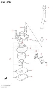 DF175Z From 17502Z-410001 (E01 E40)  2014 drawing WATER PUMP (DF150TG:E40)