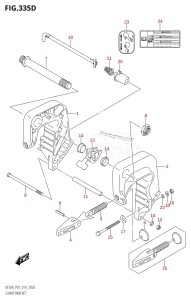 DF20A From 02002F-410001 (P01)  2014 drawing CLAMP BRACKET (DF15A:P01)