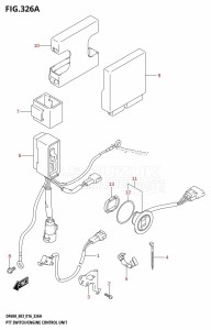 DF40A From 04003F-610001 (E03)  2016 drawing PTT SWITCH /​ ENGINE CONTROL UNIT (DF40A:E03)