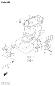 DF225T From 22503F-810001 (E03)  2018 drawing DRIVE SHAFT HOUSING (X-TRANSOM)