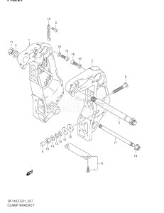 DF140 From 14000Z-251001 ()  2002 drawing CLAMP BRACKET