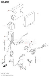 06002F-240001 (2022) 60hp E01 E40 E11-Gen. Export - Costa Rica (DF60AQH  DF60AQH  DF60AT  DF60AT  DF60ATH  DF60ATH) DF60A drawing PTT SWITCH / ENGINE CONTROL UNIT ((DF40A,DF40ATH,DF40AST,DF50A,DF50ATH,DF60A,DF60ATH,DF50AVT,DF60AVT,DF40ASVT,DF60AVTH):023)