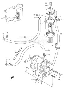 DT65 From 06502-231001 ()  1992 drawing FUEL PUMP