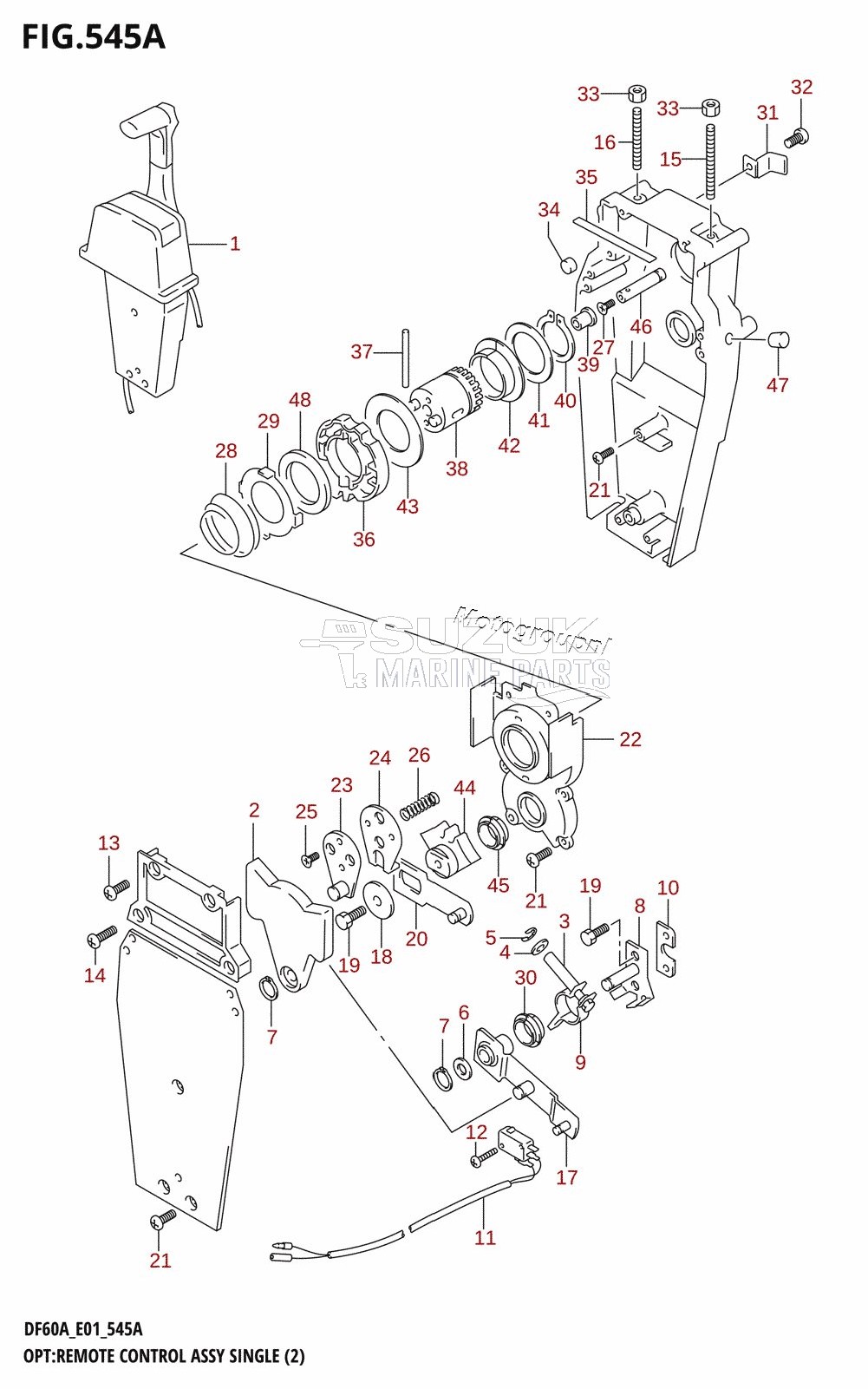 OPT:REMOTE CONTROL ASSY SINGLE (2)