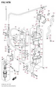 DF300A From 30002P-810001 (E01 E40)  2018 drawing FUEL PUMP /​ FUEL VAPOR SEPARATOR (E40)