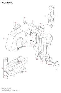 04005F-040001 (2020) 40hp E34-Italy (DF40ASVT  DF40ASVT_    DF40ASVT    DF40ASVT_2) DF40A drawing OPT:REMOTE CONTROL ASSY SINGLE (1)