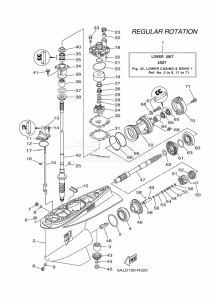 F225BETX drawing PROPELLER-HOUSING-AND-TRANSMISSION-1